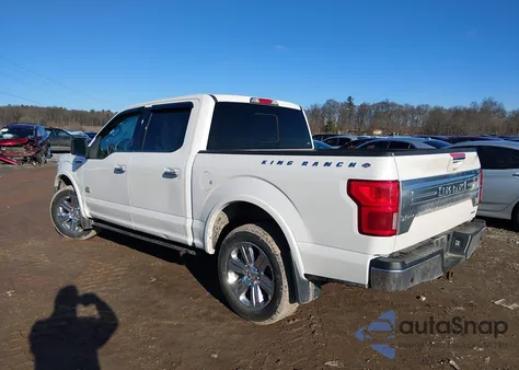 2019 Ford F-150 King Ranch z USA, uszkodzony, nr VIN 1FTEW1E42KFA05089